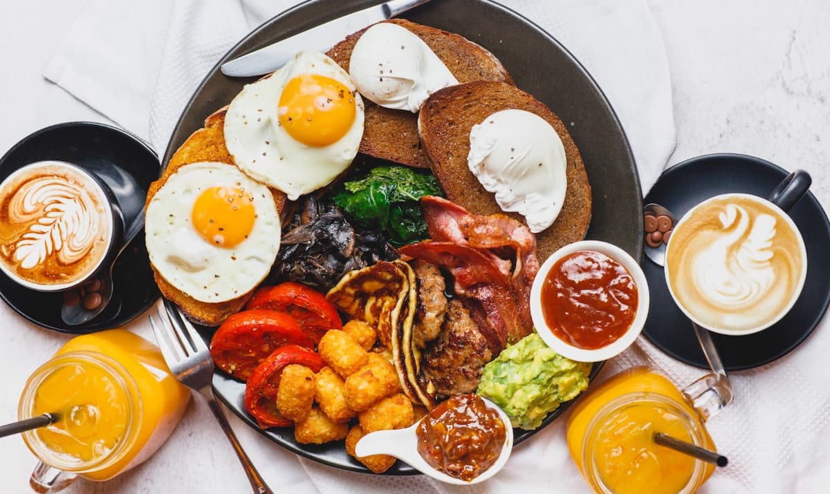 Big breakfast plate