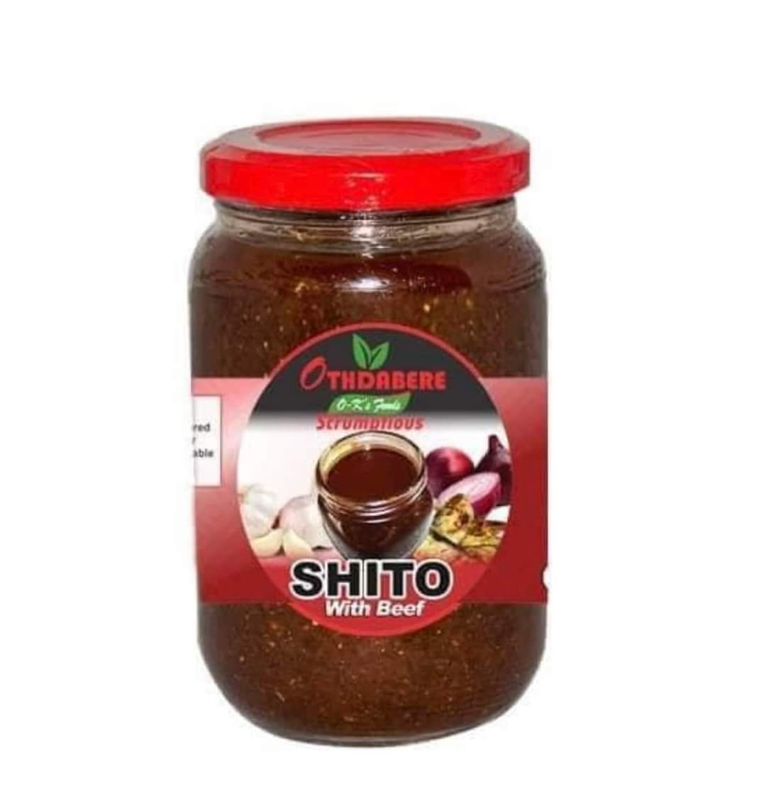 Othdabere shito with beef