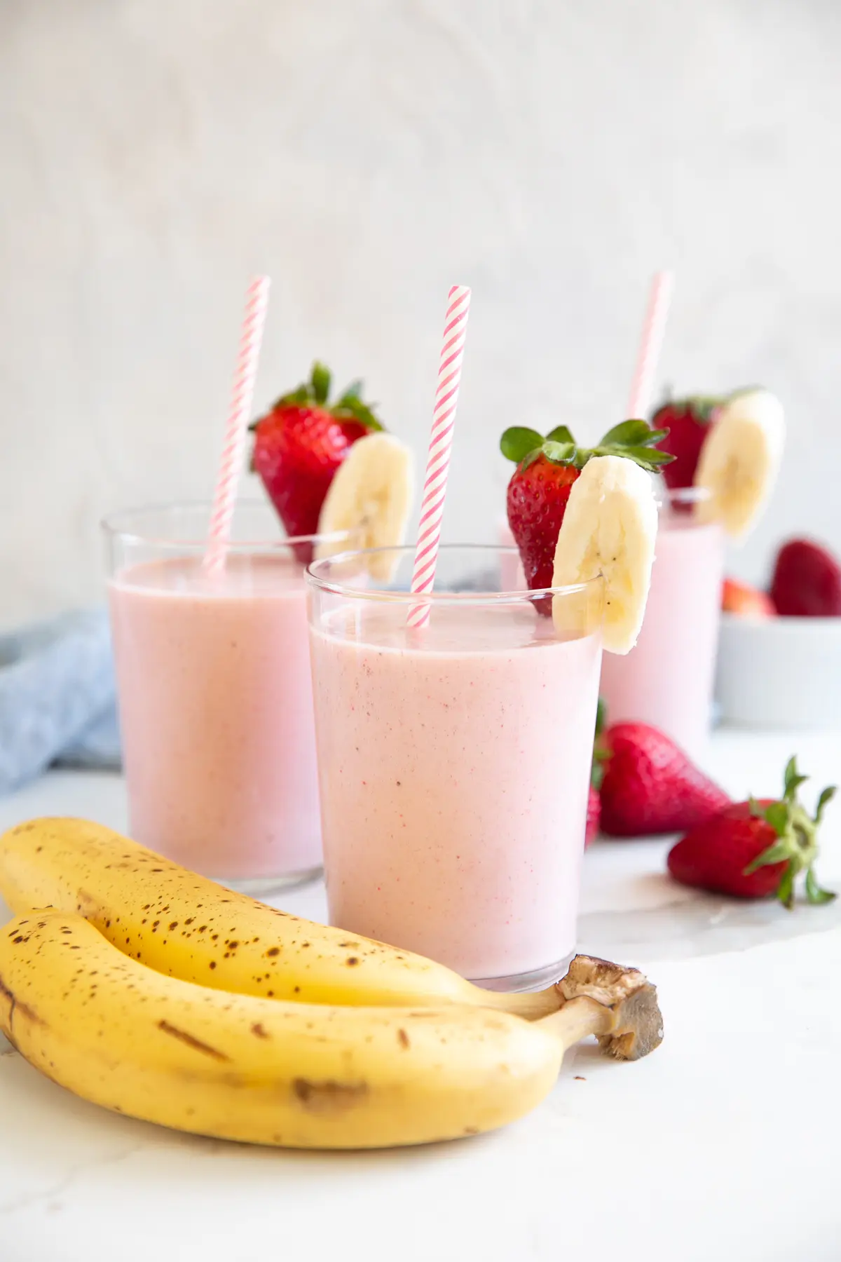 Strawberry and Banana  smoothie