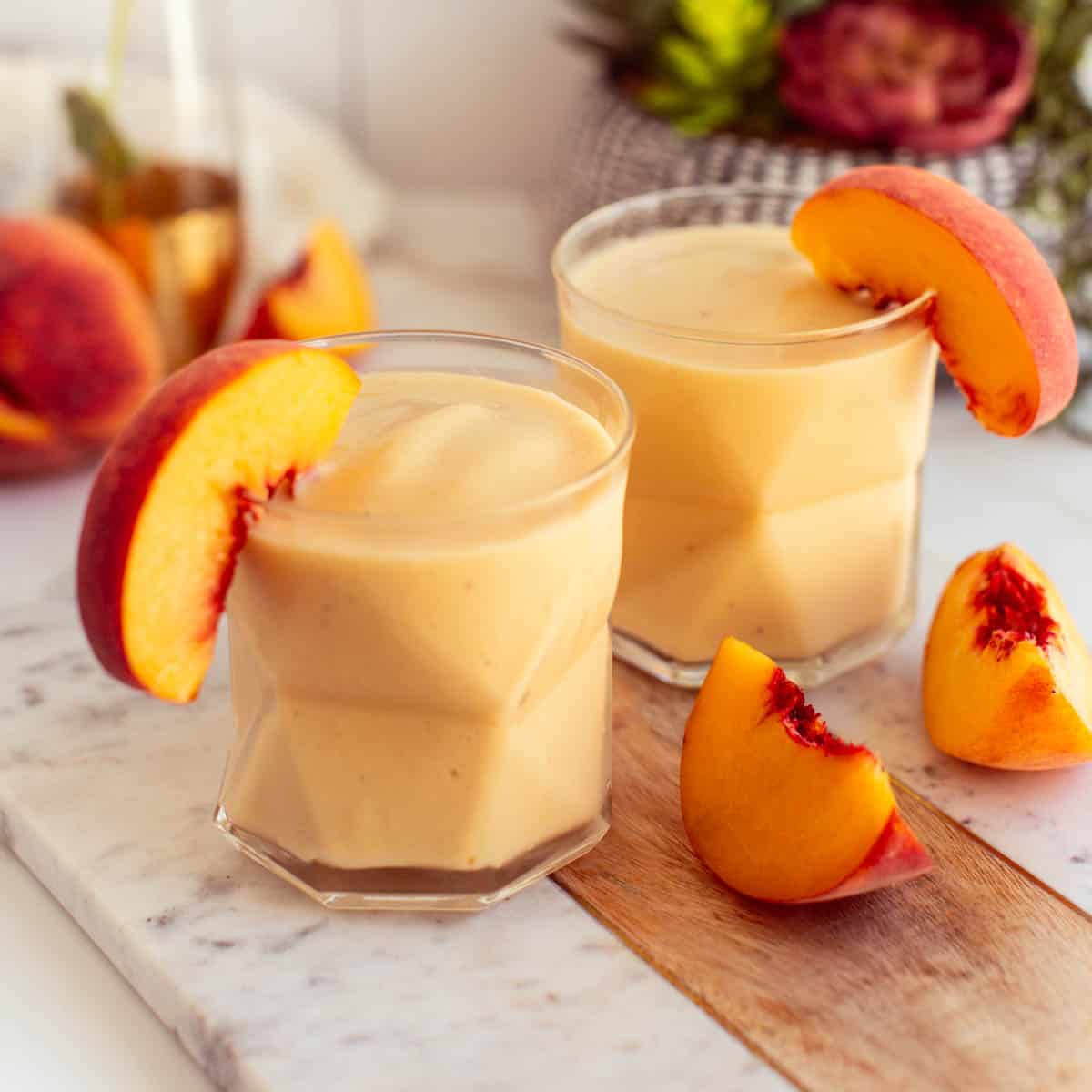Peach smoothie