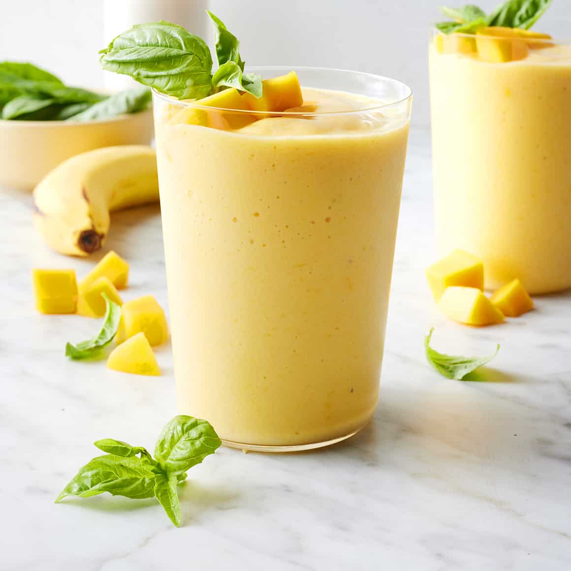 Banana and Mango smoothie