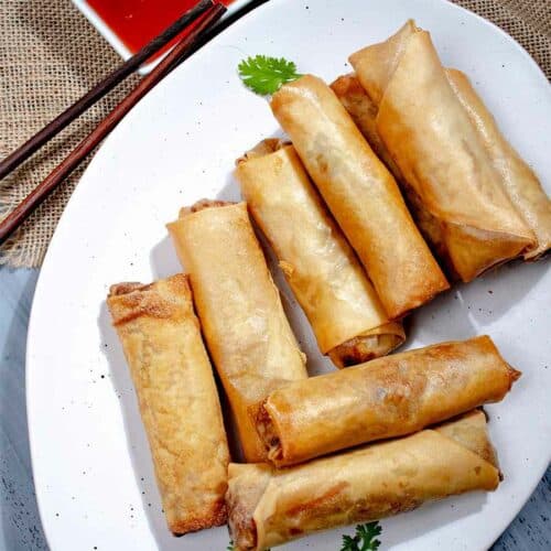 Mini Vegetarian Spring Rolls